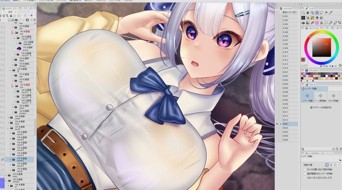 レイヤーカンプでせっせと画像書き出し準備してますが、一向に終わる気配がないので一旦寝ます。 