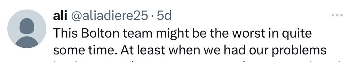 <a href="/aliadiere25/">ali</a> I actually forgot all about you til I saw that post. But this is what one of your fans thinks of your pathetic club. Enjoy another League One tour next season you dopey cunt. #Pompey #bwfc