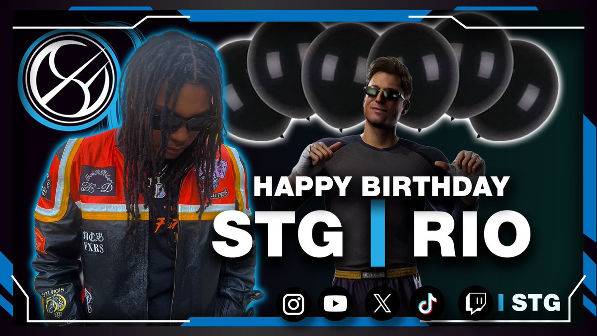 STG (@stiergamingco) on Twitter photo We want to wish a very happy birthday to Lord <a href="/Rio_FGC/">STG | RIO⭐️ @EVO</a> Someone who has taken huge strides to help lead this team to glory! Have an amazing day, brother! 🩵 We want to wish a very happy birthday to Lord <a href="/Rio_FGC/">STG | RIO⭐️ @EVO</a> Someone who has taken huge strides to help lead this team to glory! Have an amazing day, brother! 🩵