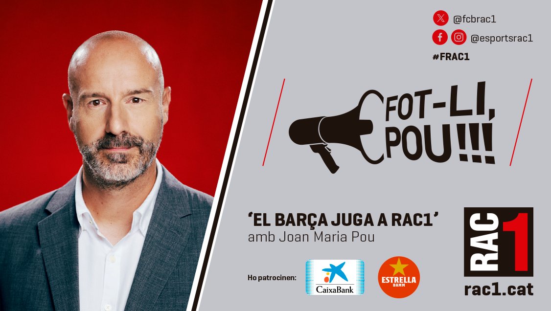 El Barça juga a RAC1 tweet media