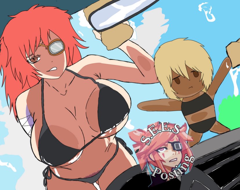 SeeSposting's tweet photo. Me gustan los días soleados #GuiltyGearStrive #Baiken #ramlethal 

~Discordia https://t.co/RwFlyvJRgg