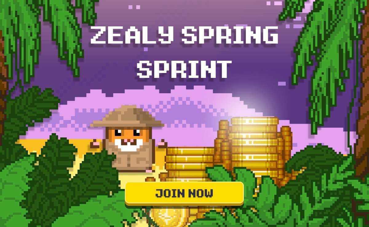 Don't forget to check our Zealy Spring Sprint

🫰Hundreds of crypto up for grabs
🦥Easy quests for everyone

Money can't buy happiness, unless it's free! 

Join NOW 👇