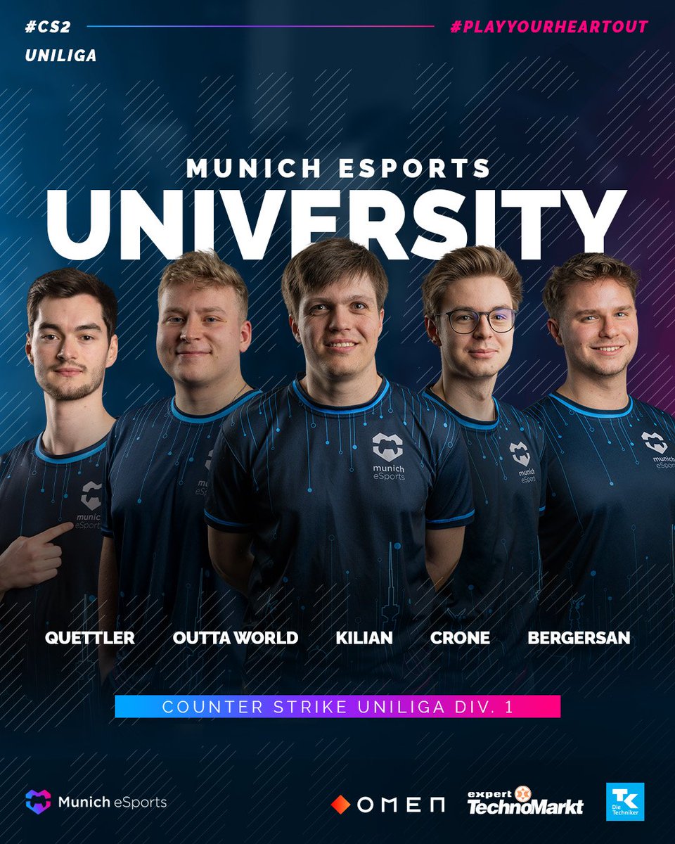 Altbewährte Gamer und frische Gesichter – und alle sexy, wie 'nen 5-Mann Flash-Assist.
Wer ballert mehr: unser Gameplay oder unsere Spielerfotos? 😎

#PlayYourHeartOut #DECS <a href="/uniligaGG/">Uniliga</a> #Counterstrike #SoSe2025