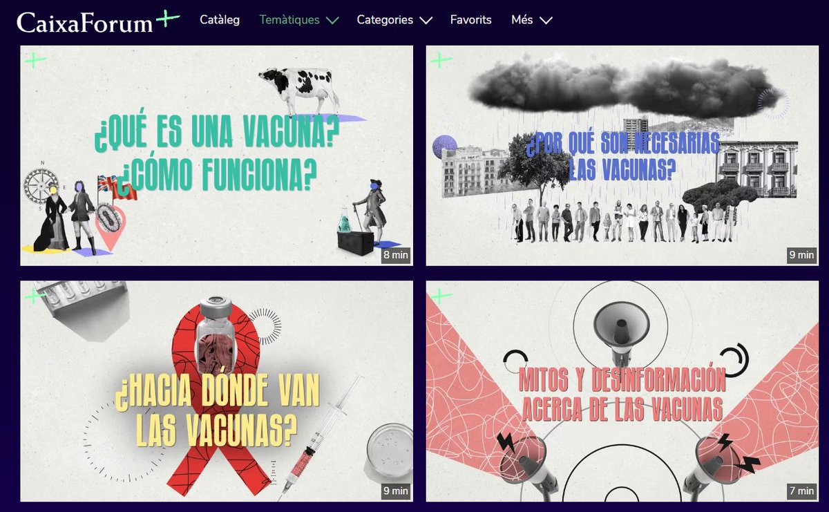 🎞 This #WorldImmunisationWeek, we invite you to watch 'Global Immunity', a documentary series co-produced by #ISGlobal and CaixaForum+:

▶️ caixaforumplus.org/c/inmunidad-gl…

Through 6 episodes, this series explores the history, challenges and future of #immunisation💉 as a key tool for