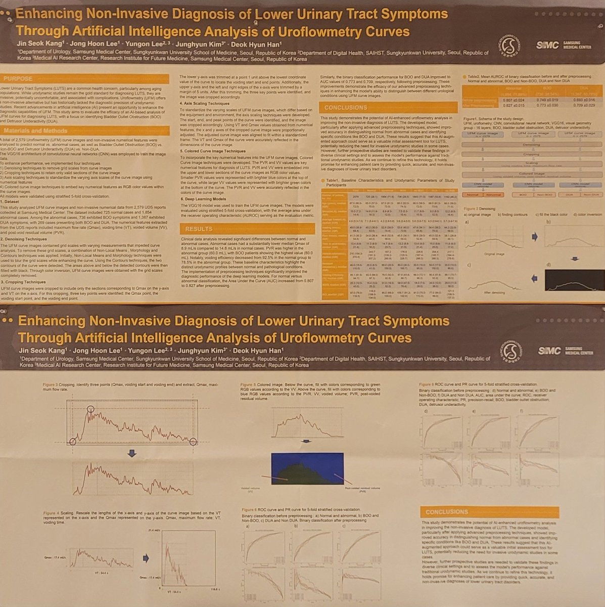 Doctor_Dara's tweet photo. Samsung Medical Center demonstrating the utility of AI to aide in the diagnosis of #LUTS #AUA25 @AmerUrological https://t.co/WQ65pexFFR