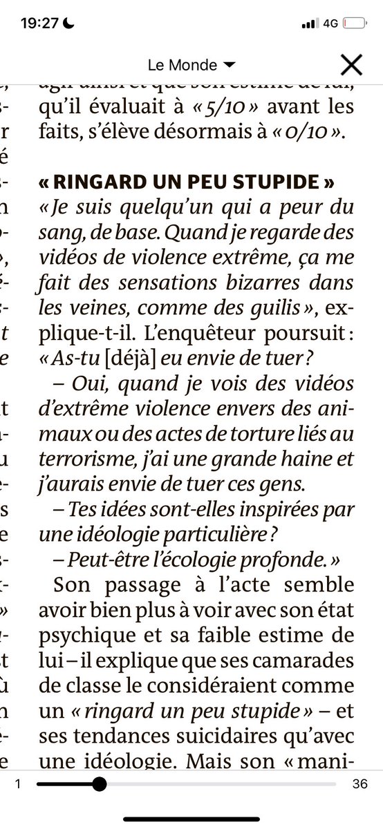 Justin 16 ans qui a assassiné Lorene 15 ans vendredi 25 avril dans sa classe se nourrissait de vidéos violence extrême et d’idées écocides. Prenons nos responsabilités pour protéger les mineurs des vidéos violentes et des eco angoisses.