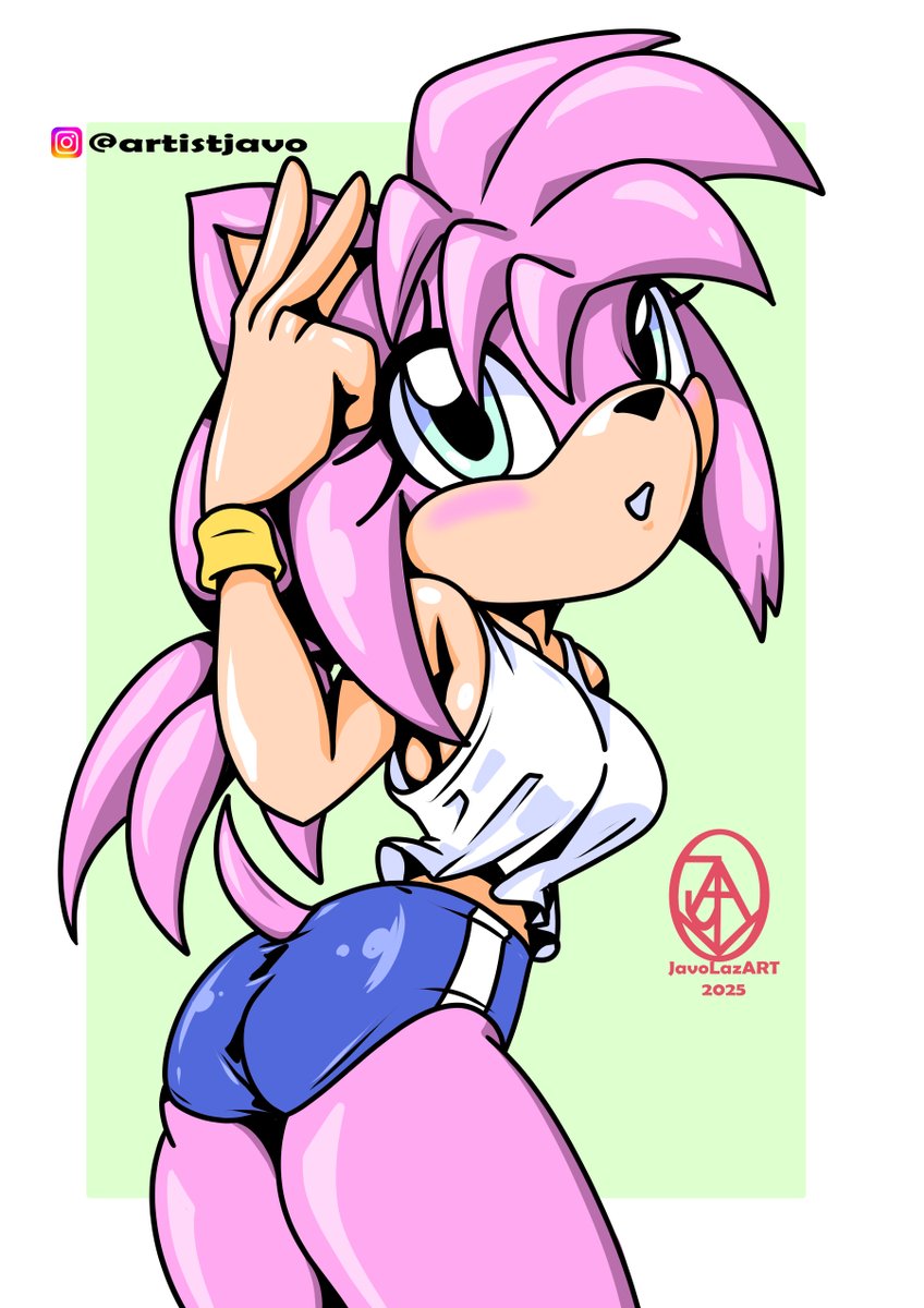 ArtistJavo's tweet photo. Amy Rose Sport uniform #fanart #anime #illustration #furry #amyrose #amyrosefanart #sonicfanart #mobianfanart #mobian #sonicstyle #animestyle #furrygirl #SonicTheHedgehog #SonicTheHedgehogFanart #Pink #rosa #furrycharacter #furryecchi #ecchi #ecchigirl #sportuniform #fanartfurry https://t.co/TpF87OUkeR