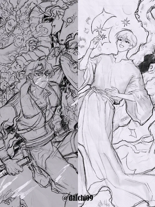 Mythical Beast Hunter YJH x Mythical ??? KDJ

I'm working on a doujin these days for next JD event!✍️ #joongdok  Still have a long way to go, but I'll update the progress sometimes :). 