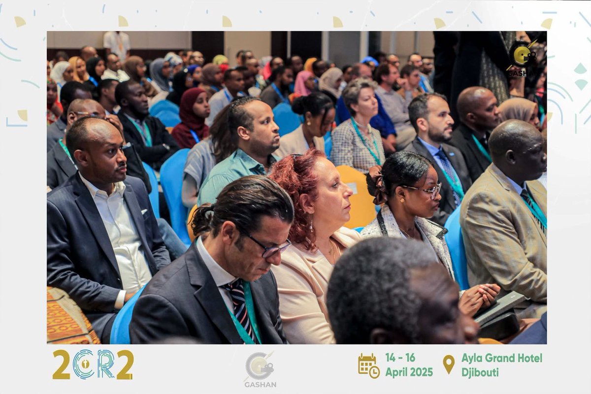 Honored to participate as a speaker and panelist at the #ClimateChange, Research, and Resilience Conference #2CR2 held at the Ayla Grand Hotel in #Djibouti 🇩🇯 from 14 to 16 April 2025. (1)