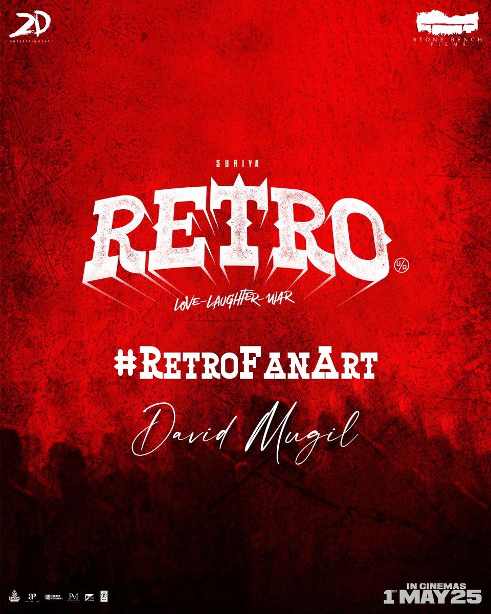 david_mugil's tweet photo. Submitting my entry for  #RETROFanArt | #Retro #Theone | #RetroFromMay1

@2D_ENTPVTLTD
@Suriya_offl
@karthiksubbaraj
@Music_Santhosh
@tuneyjohn
@rajsekarpandian
@NaveenSuriya_FC
@SuriyaFansClub
@Trendz_Suriya
@ahimsafilms
@SakthiFilmFctry https://t.co/pe0LdtBMnl