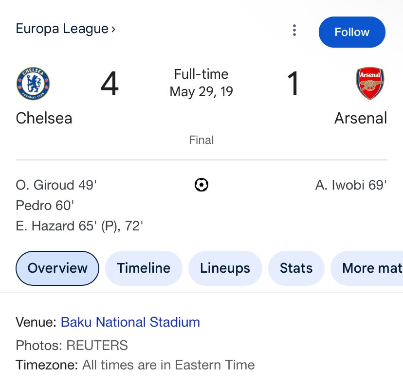 Unai Emery and late season collapses. Where have I seen that before? 🤔