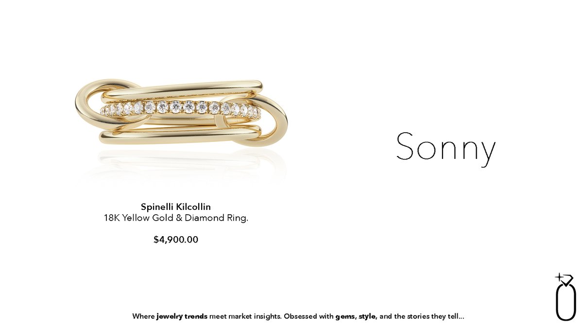 goldography's tweet image. Linked luxury or overpriced bling?
Spinelli Kilcollin&apos;s 18K gold &amp;amp; diamond rings are turning heads. Love &apos;em or hate &apos;em?
#SpinelliKilcollin #LuxuryJewelry #ControversialDesign