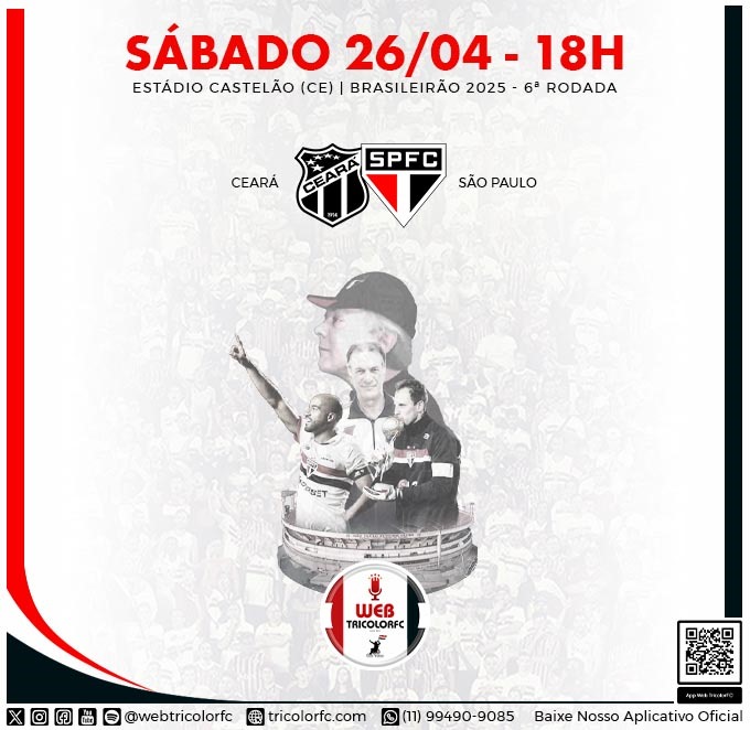 WebTricolorFC's tweet photo. 26.04/18H - CAMPEONATO BRASILEIRO
- vivo - WEB RÁDIO TRICOLORFC
CSC X SPFC
Equipe: @dlrsalles  @Berevidoca  @MOliveiraSPFC    Lívia Santana
https://t.co/WMAeETHQY0
Radios Net:  https://t.co/1vJE0qsQTQ
App:  https://t.co/J9UHiMwnzL https://t.co/VnXToln8Po