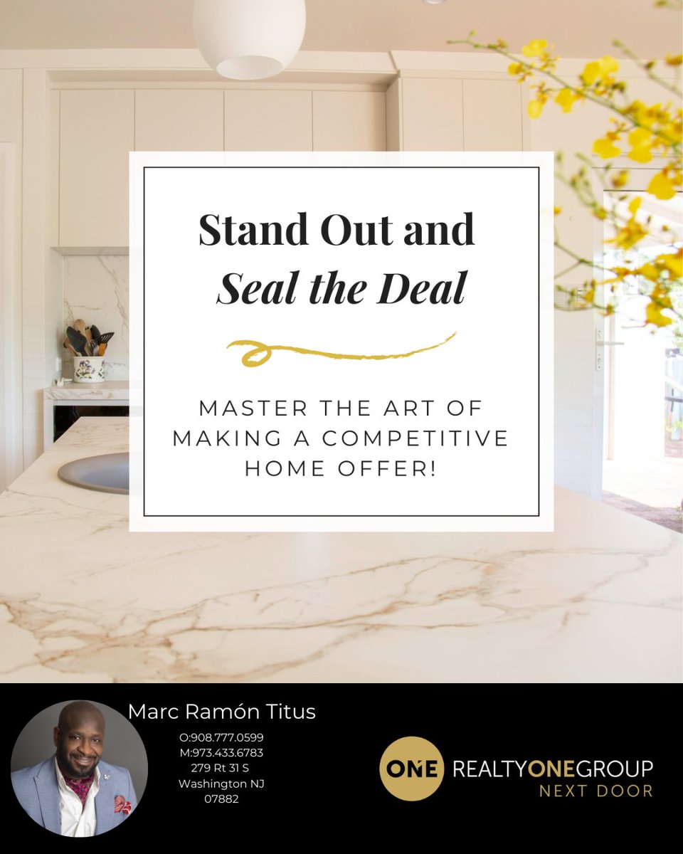 NJRealtyFox's tweet photo. Ready to make a competitive offer on your dream home? 🏡✨
Start by getting pre-approved for a mortgage, understand the local market, and be ready to act fast. 

Are you ready to make your move? reach out today for expert guidance!

#homebuyingtips #competitiveoffer #HbMR https://t.co/yf8tV5XFAG