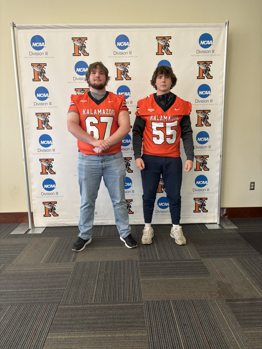 Jonah Broemer 2026 (@jonahbroemer44) on Twitter photo Had a great time at <a href="/KzooFootball/">Kalamazoo College Football</a>. Thank you <a href="/CoachRiceKZoo/">Coach Aaron Rice</a> for having me out today. Enjoyed my time learning about the football program and the great academics!
<a href="/coachbieds/">Andrew Biedenbender</a> <a href="/GHBucsFootball/">Grand Haven Bucs Football</a>
<a href="/CoachZorboKZOO/">Coach Zorbo</a> <a href="/CoachCWhitehead/">Clay Whitehead</a> Had a great time at <a href="/KzooFootball/">Kalamazoo College Football</a>. Thank you <a href="/CoachRiceKZoo/">Coach Aaron Rice</a> for having me out today. Enjoyed my time learning about the football program and the great academics!
<a href="/coachbieds/">Andrew Biedenbender</a> <a href="/GHBucsFootball/">Grand Haven Bucs Football</a>
<a href="/CoachZorboKZOO/">Coach Zorbo</a> <a href="/CoachCWhitehead/">Clay Whitehead</a>