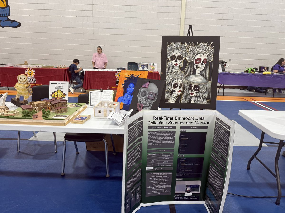 GT showcase! So proud to display our scholars amazing work! #TeamSISD <a href="/EDAztecs_HS/">Patricia Pedroza</a>