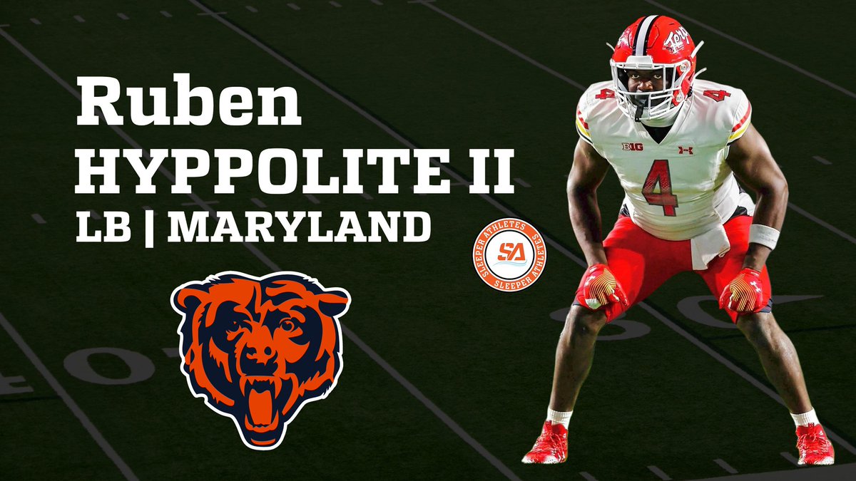 Sleeper Athletes (@sleeperath1etes) on Twitter photo #McArthur HS (FL) alum & #Maryland #Terrapins LB Ruben Hyppolite II (<a href="/rubenknows1/">Ruben Hyppolite II</a>) selected in the 4th Round, 132nd Pick Overall by the #Chicago #Bears #NFLDraft2025 #NFLDraft #McArthur HS (FL) alum & #Maryland #Terrapins LB Ruben Hyppolite II (<a href="/rubenknows1/">Ruben Hyppolite II</a>) selected in the 4th Round, 132nd Pick Overall by the #Chicago #Bears #NFLDraft2025 #NFLDraft