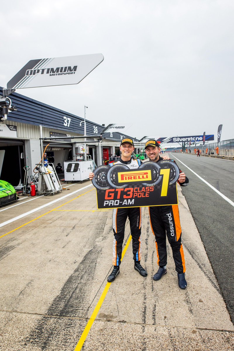 OptimumMSport's tweet photo. MORGAN AND MARVIN CLAIM POLE POSITION FOR THE #Silverstone500 🇬🇧

After setting the pace in Pre-Qualifying, the sister #3 GT3 will start further back in P12. 

GT4 championship leaders Warren &amp; Brown claimed Pro-Am pole, with the #17 Artura starting the row behind in fourth. https://t.co/SLO96RDiUt