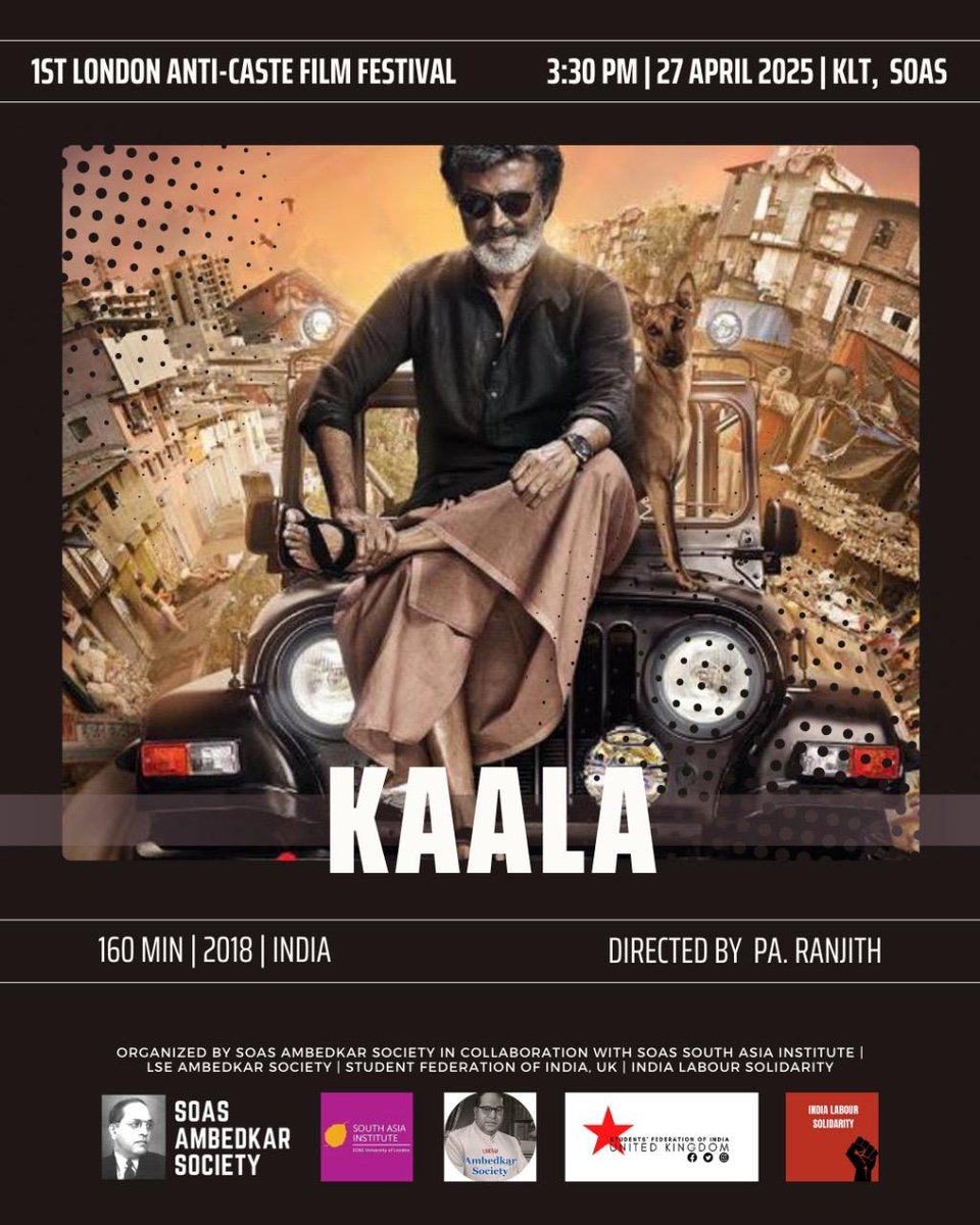 Day 3 (27 April) screenings in 1st Anti-Caste Film Festival at SOAS, London.