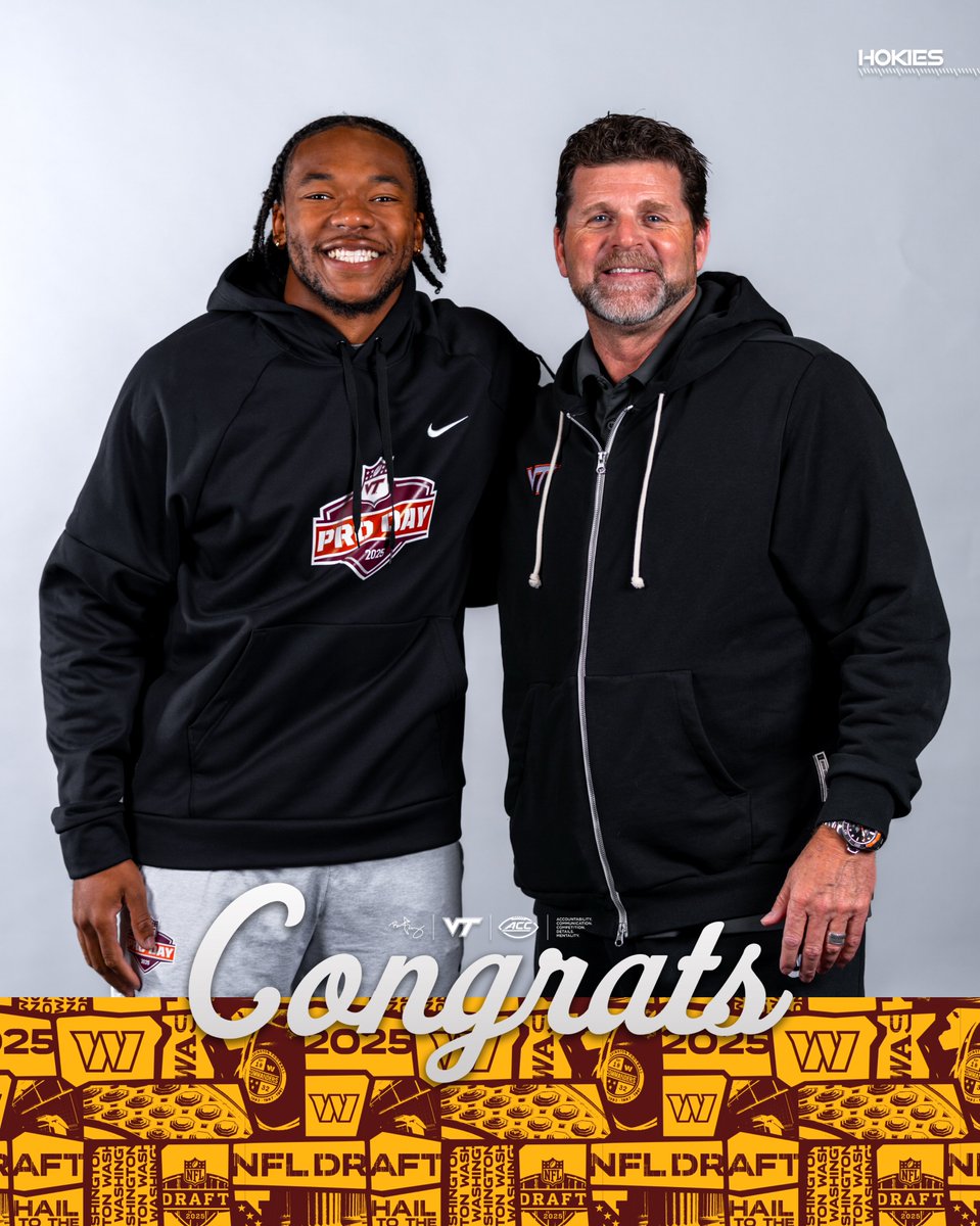Brent Pry (@coachpryvt) on Twitter photo Couldn’t be prouder of Jaylin Lane! A hard worker, loyal teammate, and true Hokie. Wishing him all the success with the Commanders 👏
<a href="/j_lane_2/">Jaylin Lane</a> x <a href="/Commanders/">Washington Commanders</a> Couldn’t be prouder of Jaylin Lane! A hard worker, loyal teammate, and true Hokie. Wishing him all the success with the Commanders 👏
<a href="/j_lane_2/">Jaylin Lane</a> x <a href="/Commanders/">Washington Commanders</a>