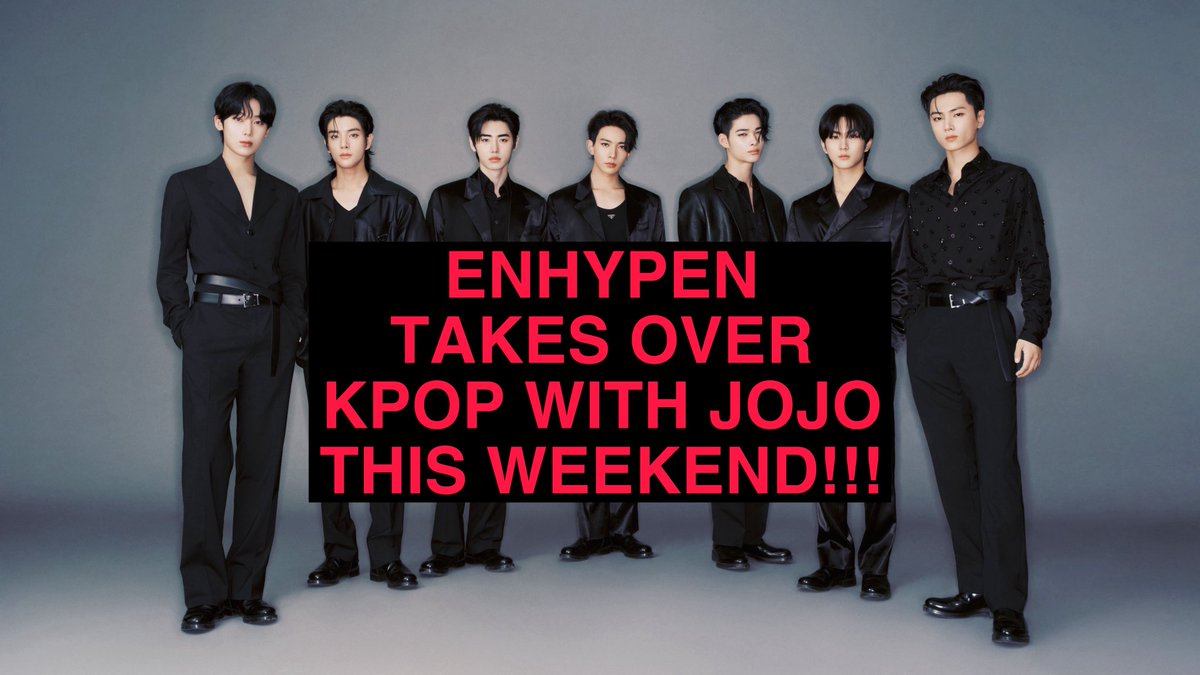 ALERT 🚨 Tomorrow (Sun) 6PM (pst) <a href="/1027KIISFM/">102.7 KIIS FM</a>: <a href="/ENHYPEN/">ENHYPEN OFFICIAL</a>!!! #ENHYPEN #ENGENE #JoJoOnTheRadio #KPOPwithJOJO 🫶🏻 Listen: KIISFM.com/LISTEN