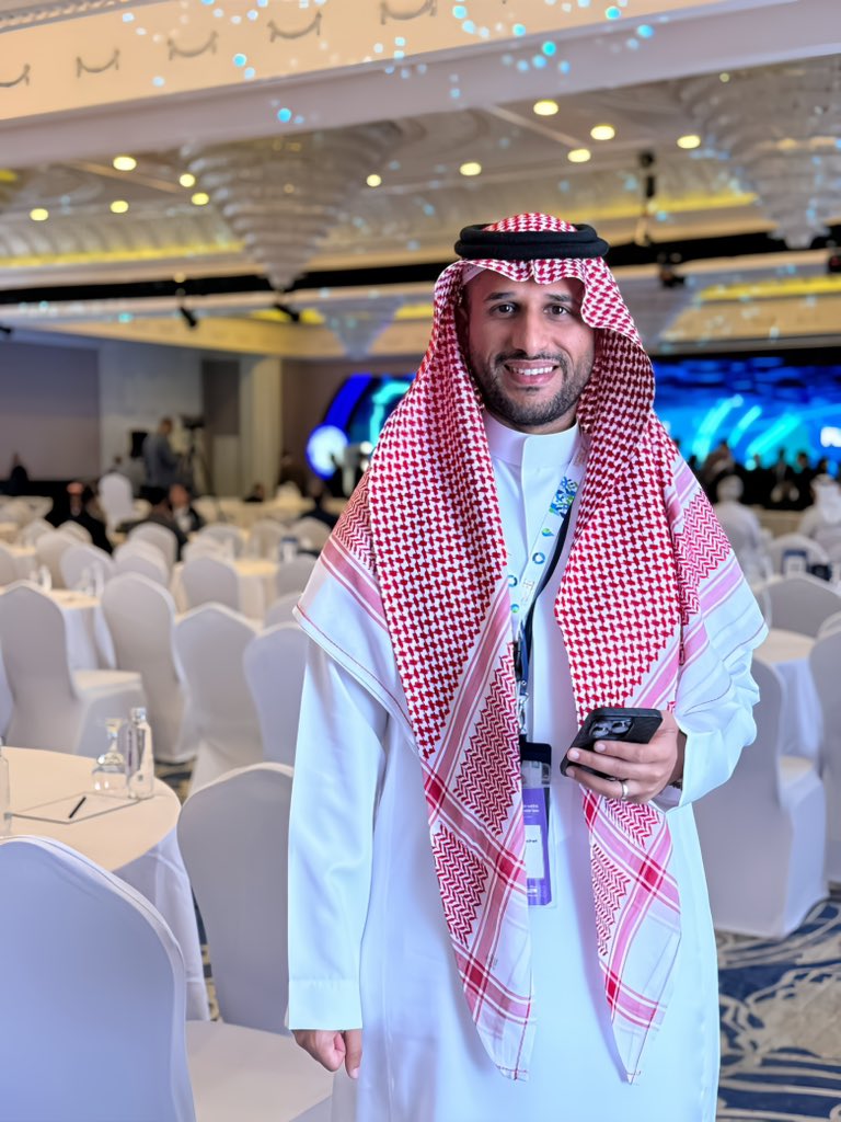 اثناء مشاركتي في مؤتمر ومعرض أسبوع المياه في الشرق الأوسط 2025 في مدينة الخبر