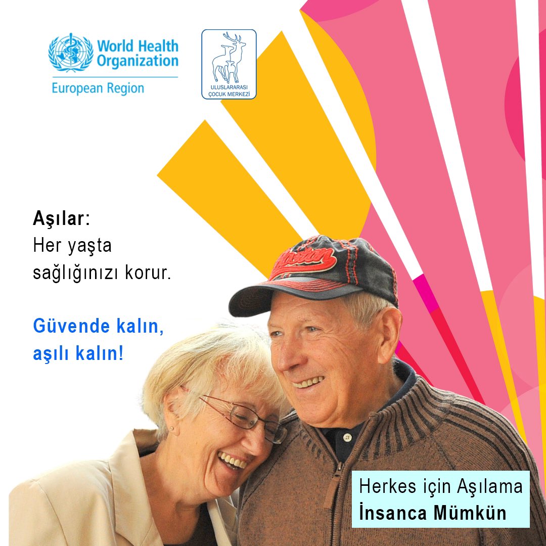 Aşılar her yaşta sağlığınızı korur!
#AşıHaftası