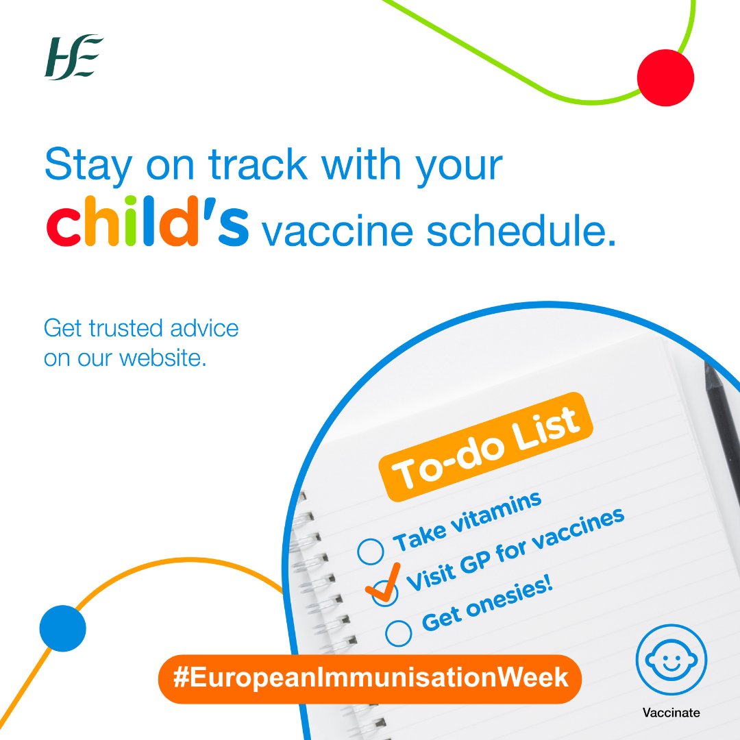 It's #EuropeanImmunisationWeek and no better time to get your child's vaccine schedule back on track.

Protect your baby from serious but preventable illnesses like meningitis, measles, and polio.  

Vaccines are quick, safe and effective. Protect your baby and get them