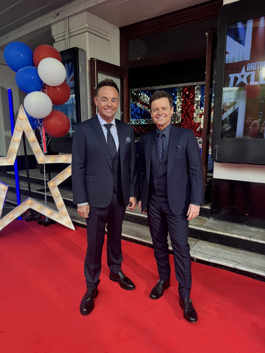 antanddec's tweet image. It’s live semi-final time!✨🎬 #BGT