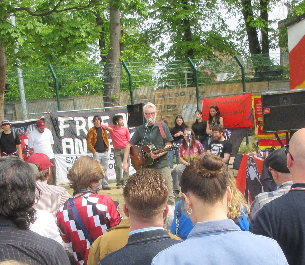 Glenkerry (@glenkerrycoop) on Twitter photo Before the 1-1 draw between <a href="/ClaptonCFC/">Clapton CFC</a> & Forest Hill Park, (with a record 1,432 crowd for the season's last home game) there was an event to unveil a plaque to Newham's International Brigade volunteers, with speakers, songs & poems from the <a href="/IBMT_SCW/">IBMT</a>, Clapton CCFC & <a href="/billybragg/">Billy Bragg</a> Before the 1-1 draw between <a href="/ClaptonCFC/">Clapton CFC</a> & Forest Hill Park, (with a record 1,432 crowd for the season's last home game) there was an event to unveil a plaque to Newham's International Brigade volunteers, with speakers, songs & poems from the <a href="/IBMT_SCW/">IBMT</a>, Clapton CCFC & <a href="/billybragg/">Billy Bragg</a>