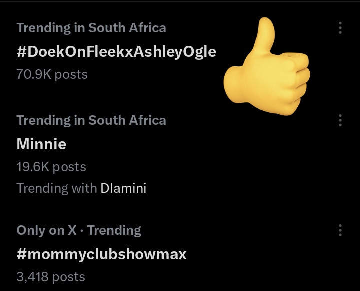 I left for some hours because i was busy 🤧 why are not using your tags ashes and Ash-angelz yoh 

  70k tweets done ✅ let's move 🔊
 Drop 200 replies with tags right now

ASHLEY OGLE DAY PRETORIA
DOEK ON FLEEK WITH ASHLEY 
#DoekOnFleekMeetsAshley
#DoekOnFleekxAshleyOgle