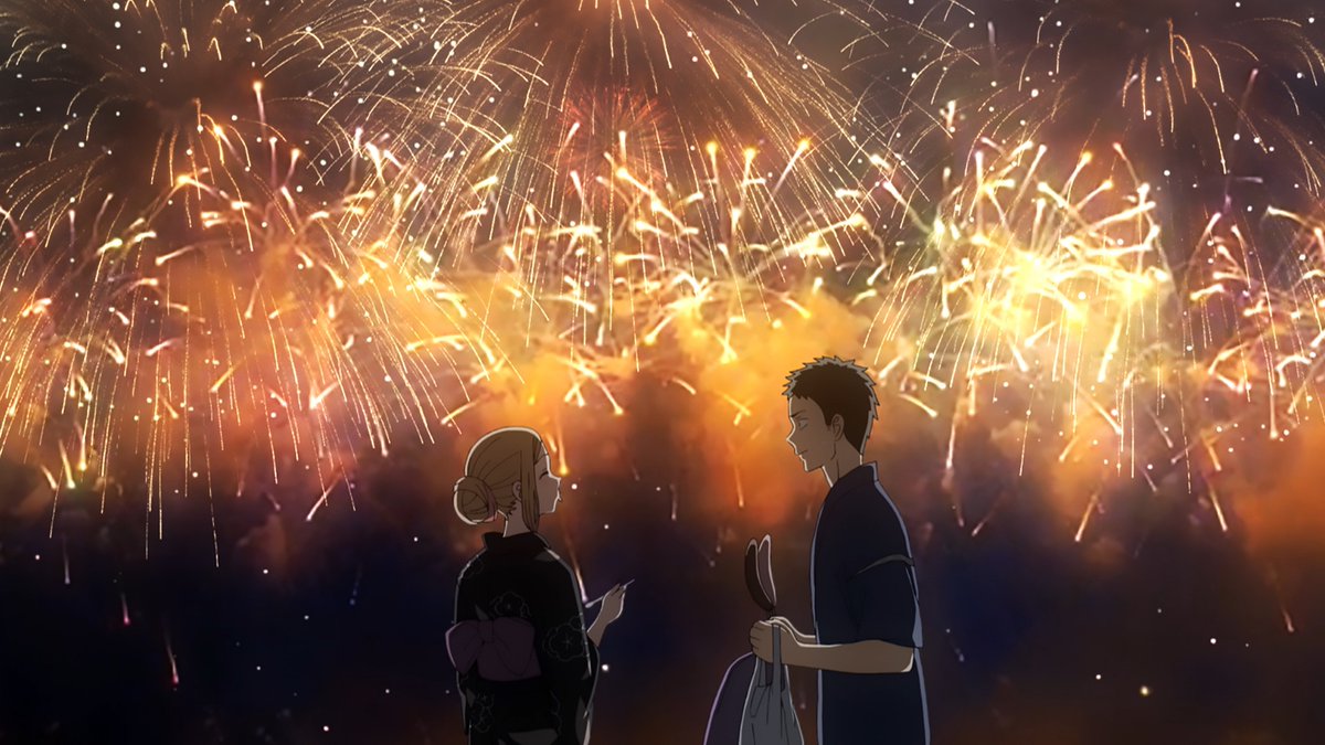 Festival dates are magical 🎇 ✨(via My Dress-Up Darling)
