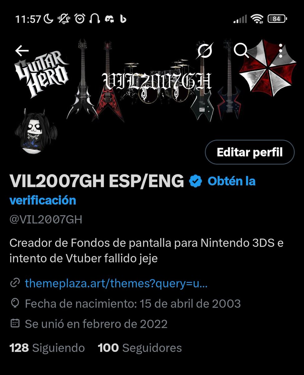 VIL2007GH's tweet image. ESP:Ya tenemos 100 seguidores 😃
ENG:We already have 100 followers😃