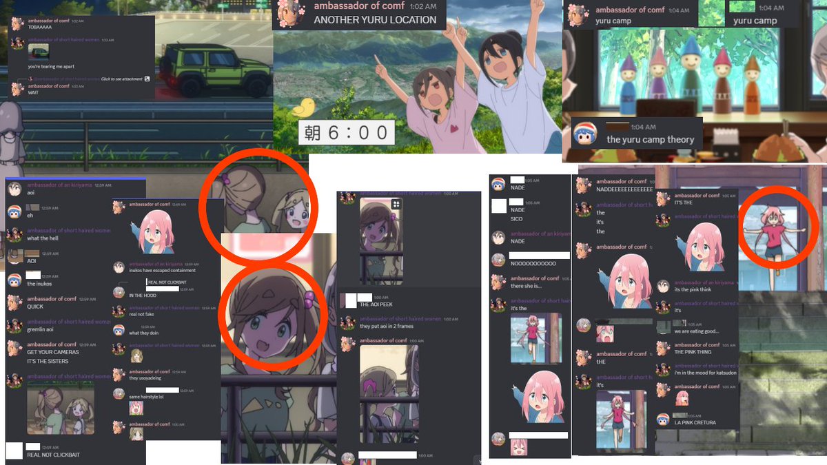 rentikoy's tweet photo. i watched the latest mono ep with friends... let's just let the screenshots speak for themselves... IT'S THE YURU CAMP EPISODE!!! we had to pause to take screenshots of all the references and cameos... i feel like im watching yuru camp again for the first time im going to cry😭😭 https://t.co/32B9kPameW