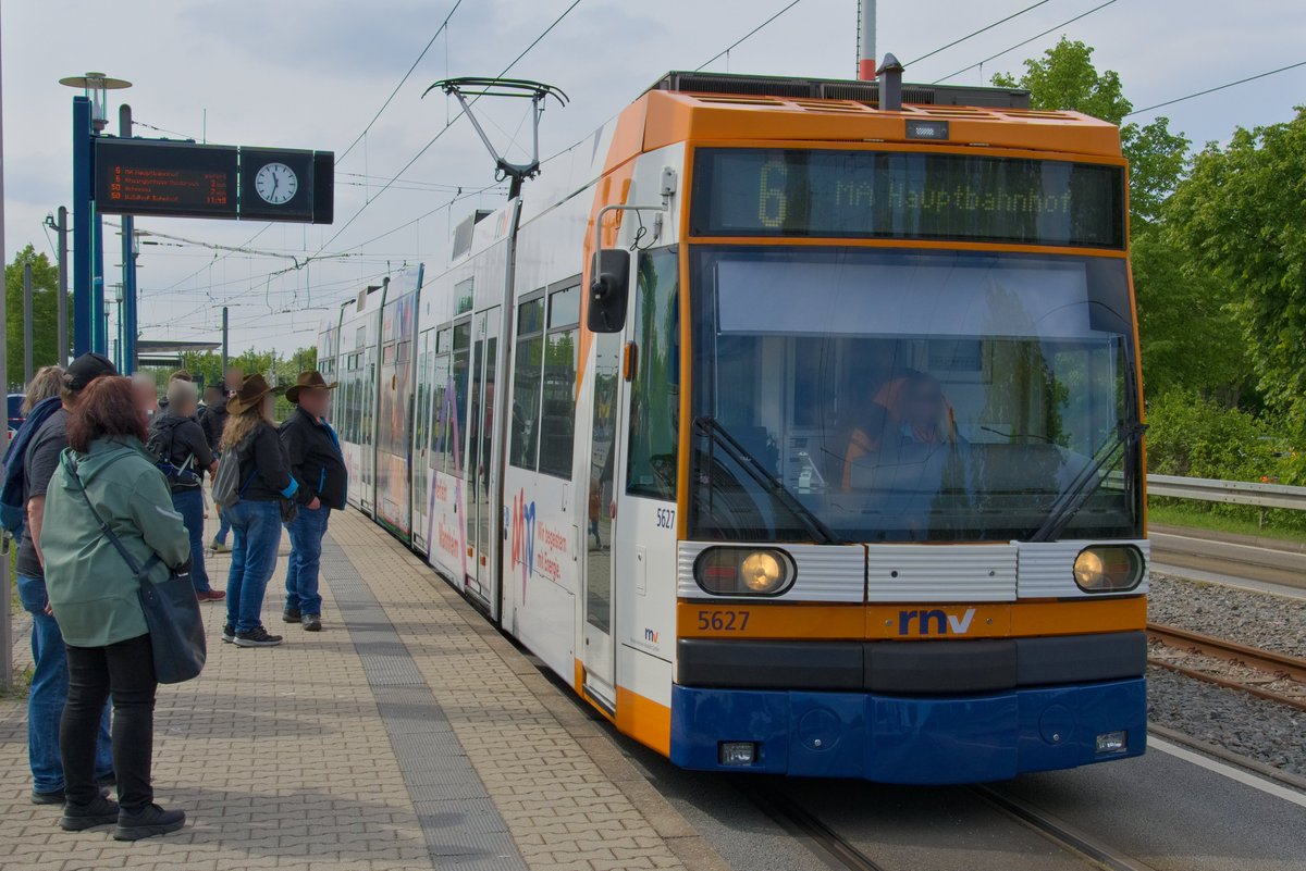 DominicSeithel's tweet photo. Zum Auftakt des #maimarkt in #mannheim setzt die #rnv auch ihre #oldies als #verstärker ein.

@rnv_hiekumme_haemkumme #hiekumme #haemkumme #tram #tramspotting #trainspotting #bus #saparena #maimarktgelände https://t.co/hHxsAd4swz