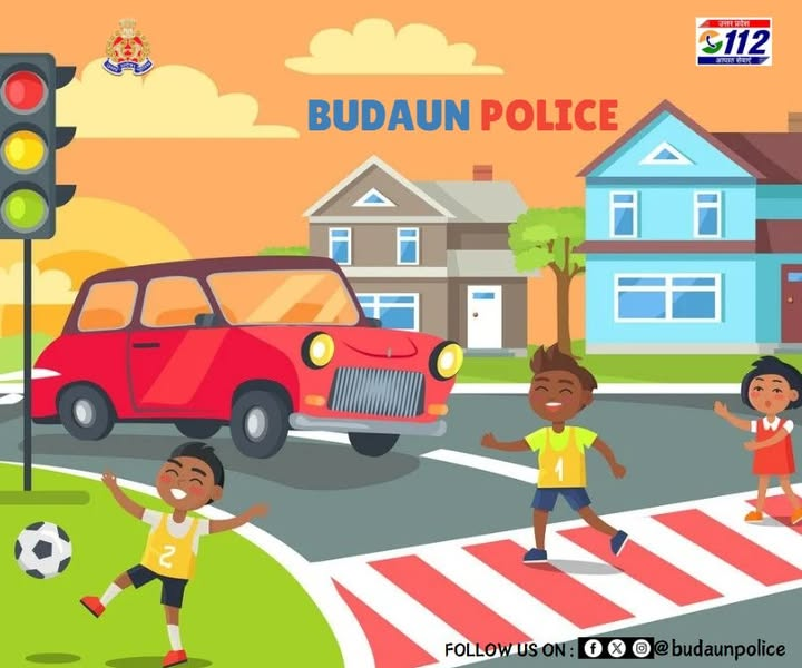 budaunpolice's tweet photo. डिजिटल रोड सेफ्टी अभियान ᱻ #परवाह (Care)

 "सभी अपने बच्चों को बताएं कि वो सड़क पर नही खेले,वह गलती से वाहनों से टकरा सकते है और दुर्घटना का कारण बन सकते हैं."
 
 #Parvah #RoadSafety #BareillyZonePolice #budaunpolice #UPPolice #सड़कसुरक्षा #बरेलीजोनपुलिस
@IPSMUNIRAJ https://t.co/eYLQXvrPKQ