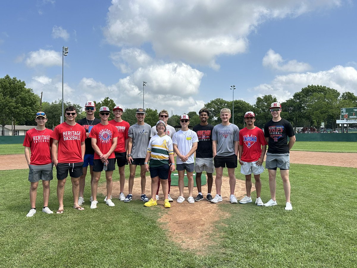 Matt Campbell (@mattcam38861107) on Twitter photo Coming off a district championship last night, these boys came out to represent Ryland and Heritage baseball . So thankful for all the support! Go jags and go A’s. <a href="/Cayden_0725/">Cayden Campbell</a> <a href="/JagBaseball16/">Heritage Baseball</a> <a href="/MidloHeritage/">Heritage HS</a> <a href="/MHHSBooster/">Midlothian Heritage Baseball Booster Club</a> <a href="/coachblackwe15/">Justin Blackwell</a> <a href="/alc_humphrys/">Alec Humphreys</a> Coming off a district championship last night, these boys came out to represent Ryland and Heritage baseball . So thankful for all the support! Go jags and go A’s. <a href="/Cayden_0725/">Cayden Campbell</a> <a href="/JagBaseball16/">Heritage Baseball</a> <a href="/MidloHeritage/">Heritage HS</a> <a href="/MHHSBooster/">Midlothian Heritage Baseball Booster Club</a> <a href="/coachblackwe15/">Justin Blackwell</a> <a href="/alc_humphrys/">Alec Humphreys</a>