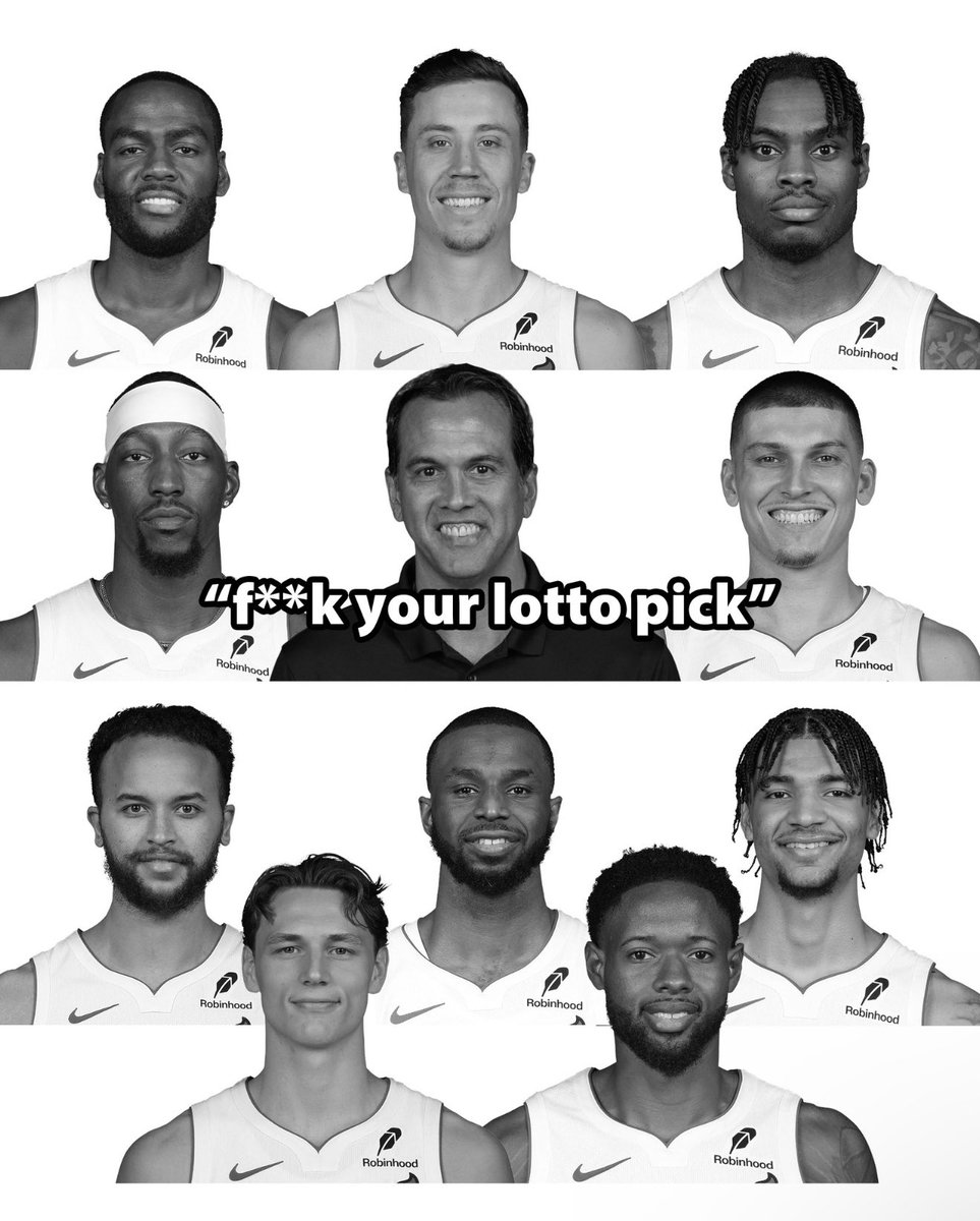 callitHowiCit's tweet photo. @MiamiHEAT This is what you wanted remember “this team is good enough” #heatin5 I hate this fan base and org ran like shit. https://t.co/SyfTd8zH5u