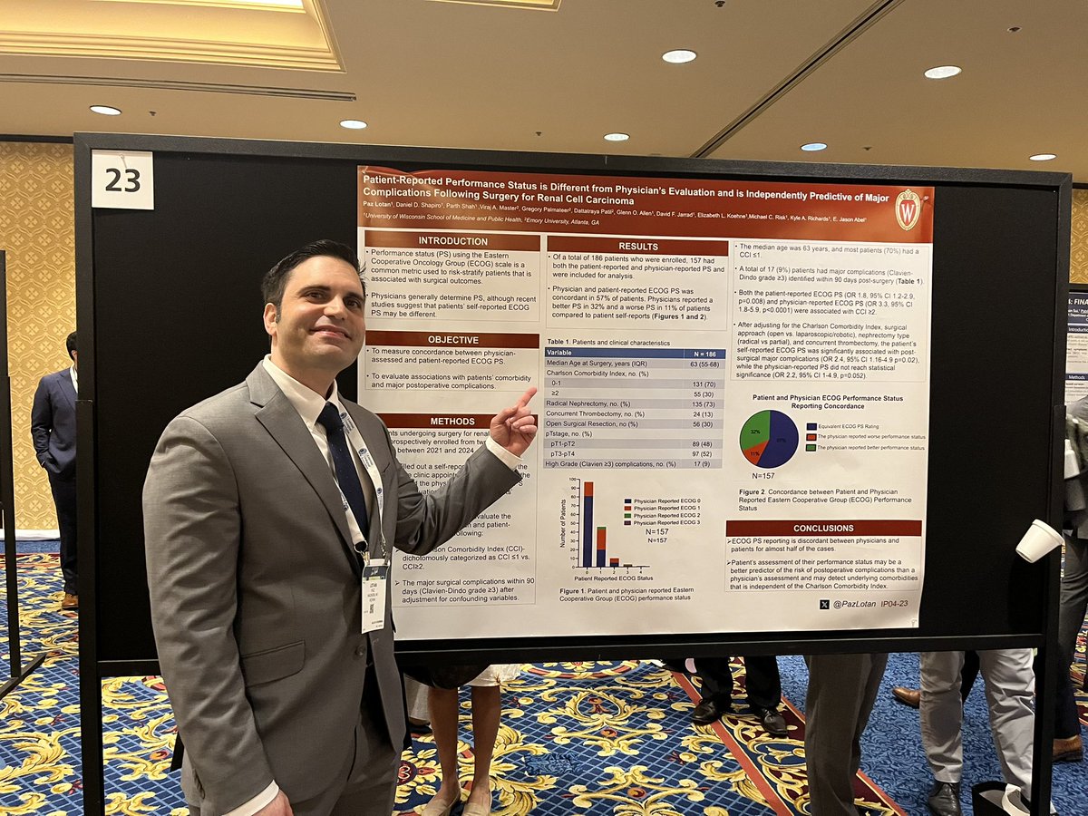 Daniel Shapiro (@d_shapiro1) on Twitter photo Our <a href="/WiscUroOnc/">UW Urologic Oncology</a> suo fellow <a href="/PazLotan/">Paz lotan</a> kicking off with his first of 11 accepted abstracts! Great to see his hard work paying off. #AUA25 <a href="/UroOnc/">Society of Urologic Oncology</a> Our <a href="/WiscUroOnc/">UW Urologic Oncology</a> suo fellow <a href="/PazLotan/">Paz lotan</a> kicking off with his first of 11 accepted abstracts! Great to see his hard work paying off. #AUA25 <a href="/UroOnc/">Society of Urologic Oncology</a>