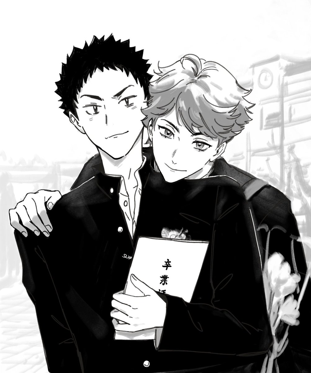 zoey_020121's tweet image. #及岩 #oiiwa 
🐱🐱🎓