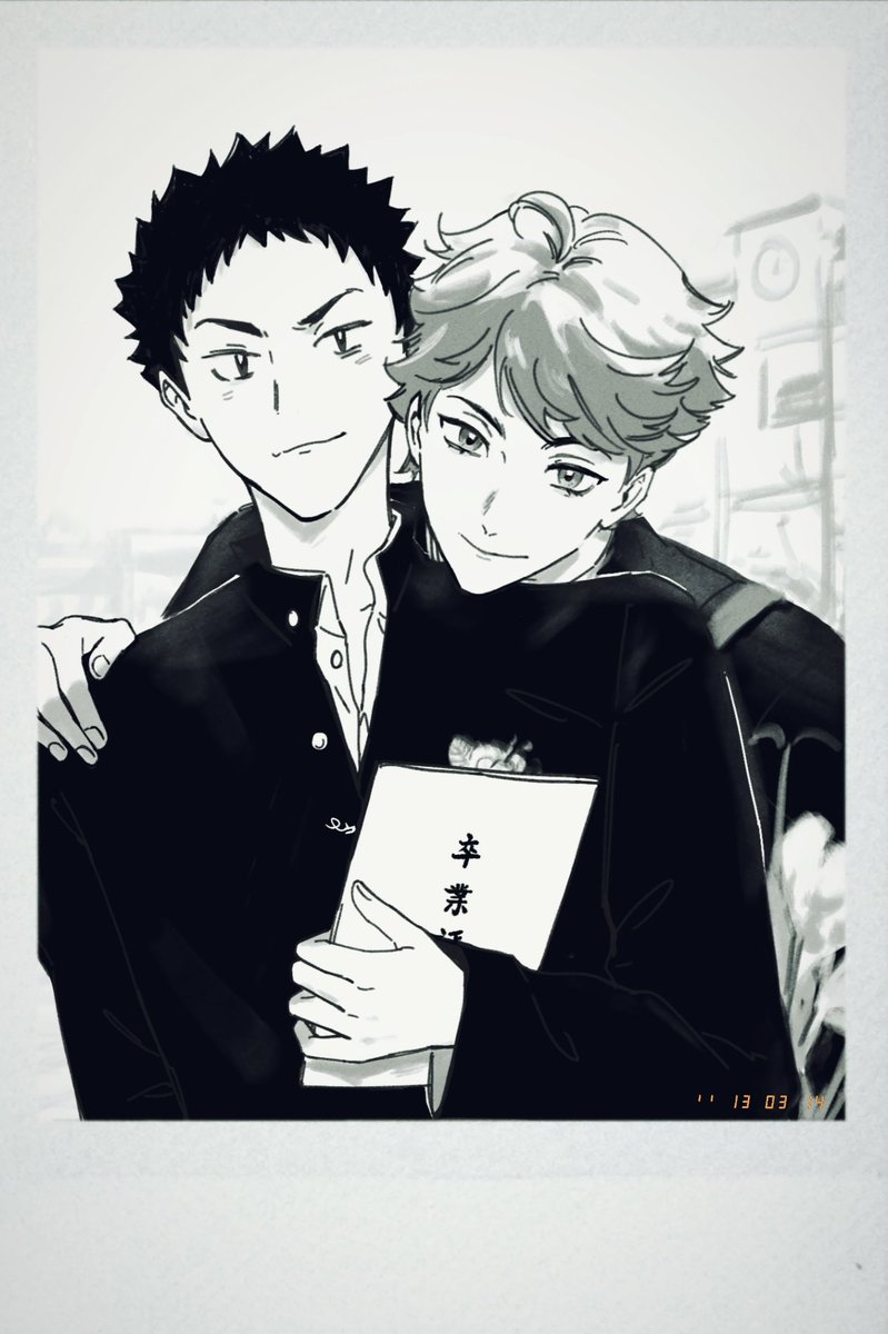 zoey_020121's tweet image. #及岩 #oiiwa 
🐱🐱🎓