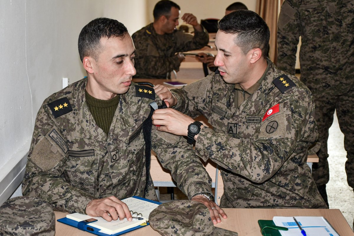 U.S. Army Southern European Task Force, Africa (@setaf_africa) on Twitter photo #SFABSaturday | Before the field training started, the <a href="/2SFAB/">2 SFAB — 2nd Security Force Assistance Brigade</a> provided classroom training on #TCCC to Tunisian Armed Forces Soldiers at #AfricanLion in Tunisia!
📸 courtesy of the Tunisian Armed Forces
Check out more #AL25 📸 & 🎞️ at dvidshub.net/feature/Africa… #SFABSaturday | Before the field training started, the <a href="/2SFAB/">2 SFAB — 2nd Security Force Assistance Brigade</a> provided classroom training on #TCCC to Tunisian Armed Forces Soldiers at #AfricanLion in Tunisia!
📸 courtesy of the Tunisian Armed Forces
Check out more #AL25 📸 & 🎞️ at dvidshub.net/feature/Africa…