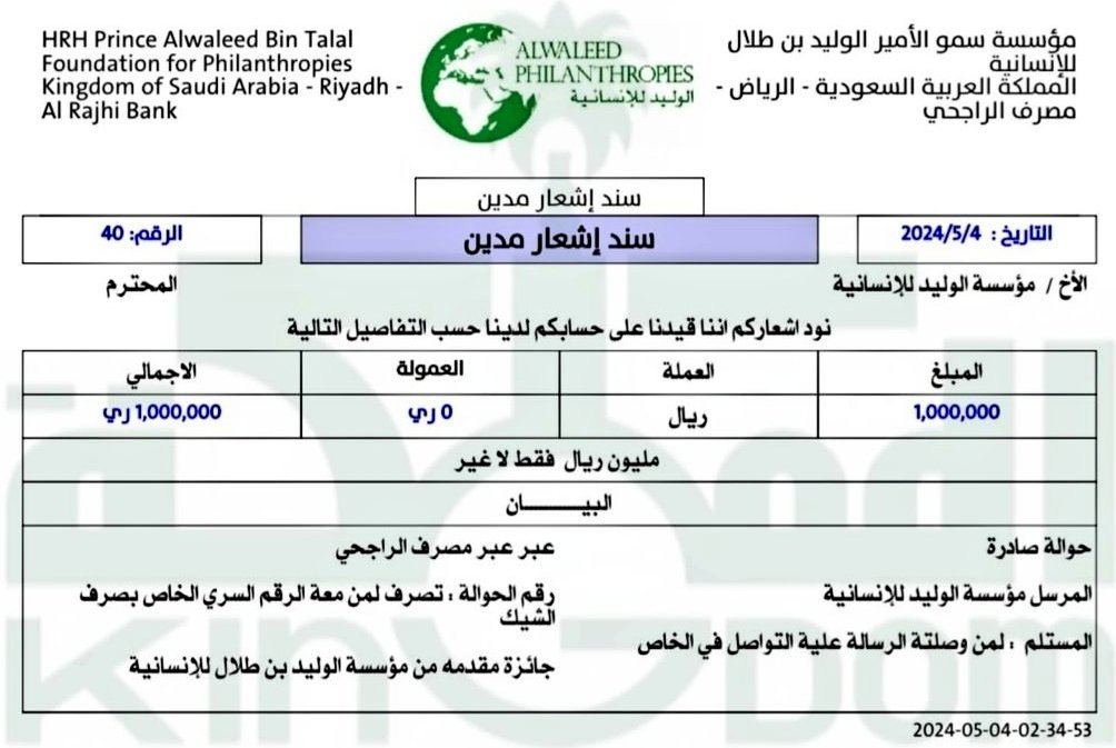سلام عليكم  مبروووك تم قبول طلبك لحين تبقت لديك خطوة واحدة لتتوصل بالمبلغ وهي 
رتويت
ارسال اسمك ورقم جوالك عبر الخاص 
وسنكمل معك إجراءات التحويل مباشره

السحب من الرتويت سنسحب اسمه....