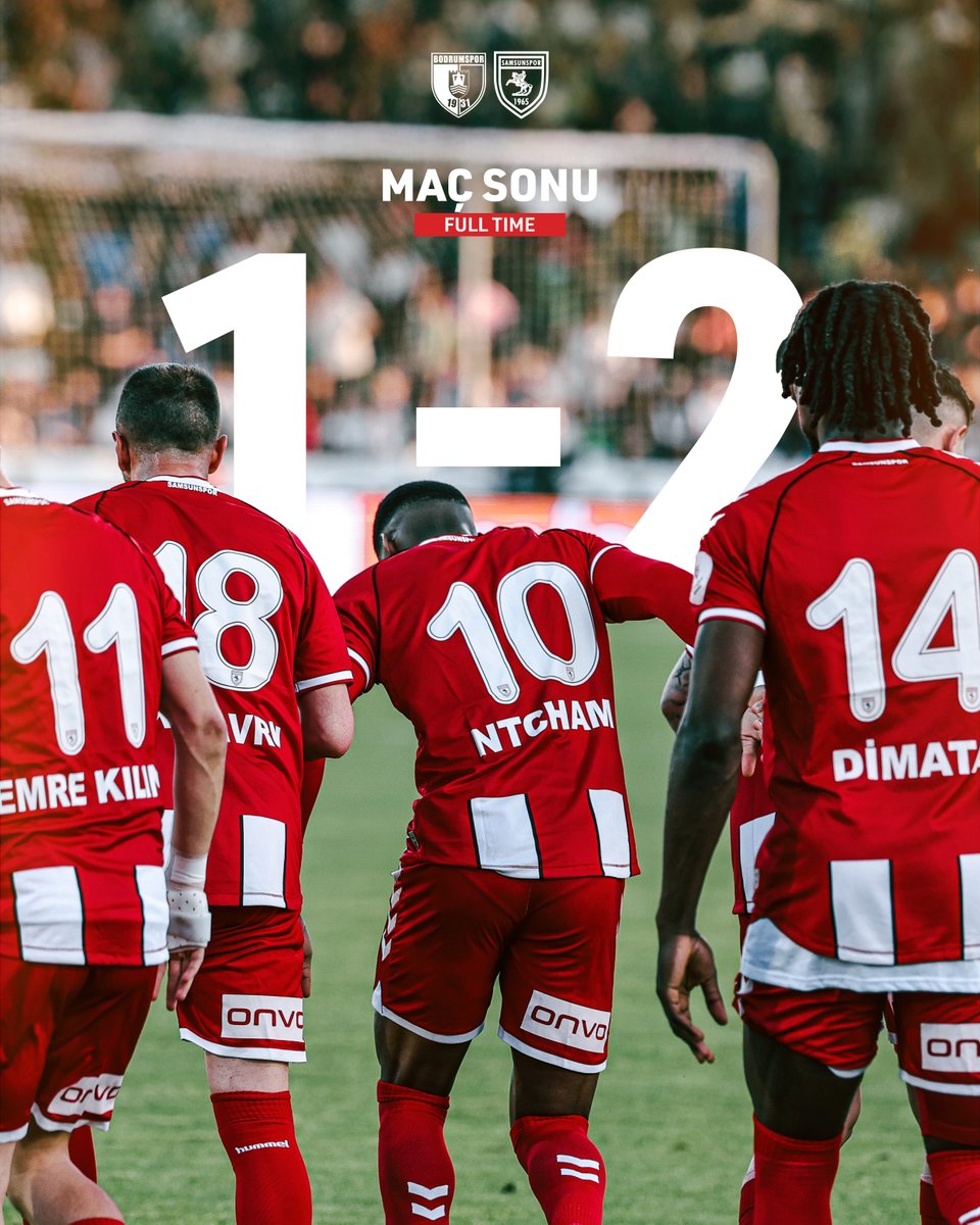 ⏱️ 90+16' :  Maç bitti!

Sipay Bodrum FK 1 - 2 Reeder Samsunspor

#BDRvSAM