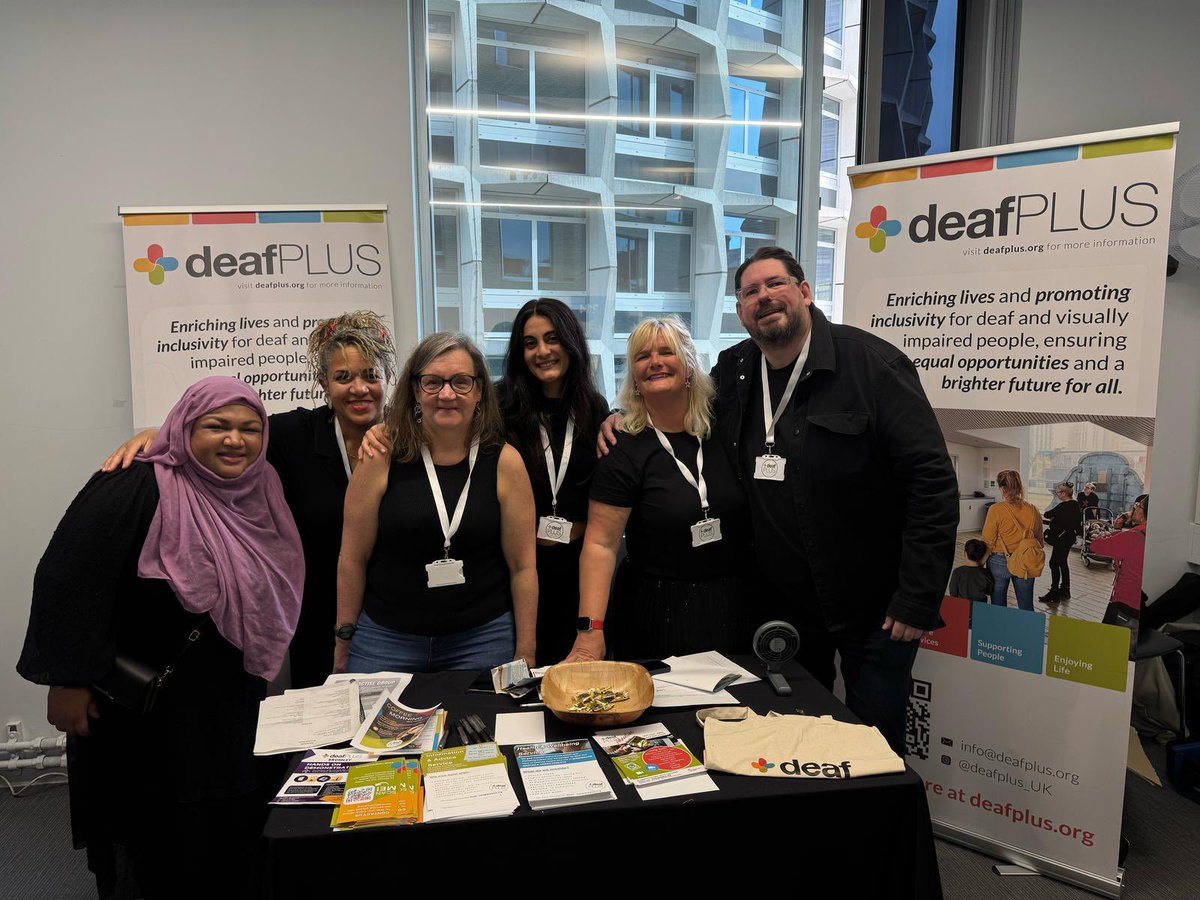 What an exhilarating day at <a href="/citylit/">City Lit</a> for Deaf Day!

A huge thank you to Sue Brown for organising everything on behalf of deafPLUS, and to our amazing team and trustees who gave their time and energy to make the day unforgettable.

#deafPLUS #deafday #deafcommunity