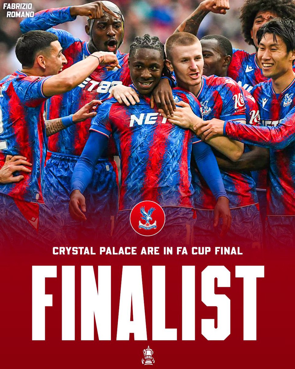 Crystal Palace made it to the FA Cup final! 🦅