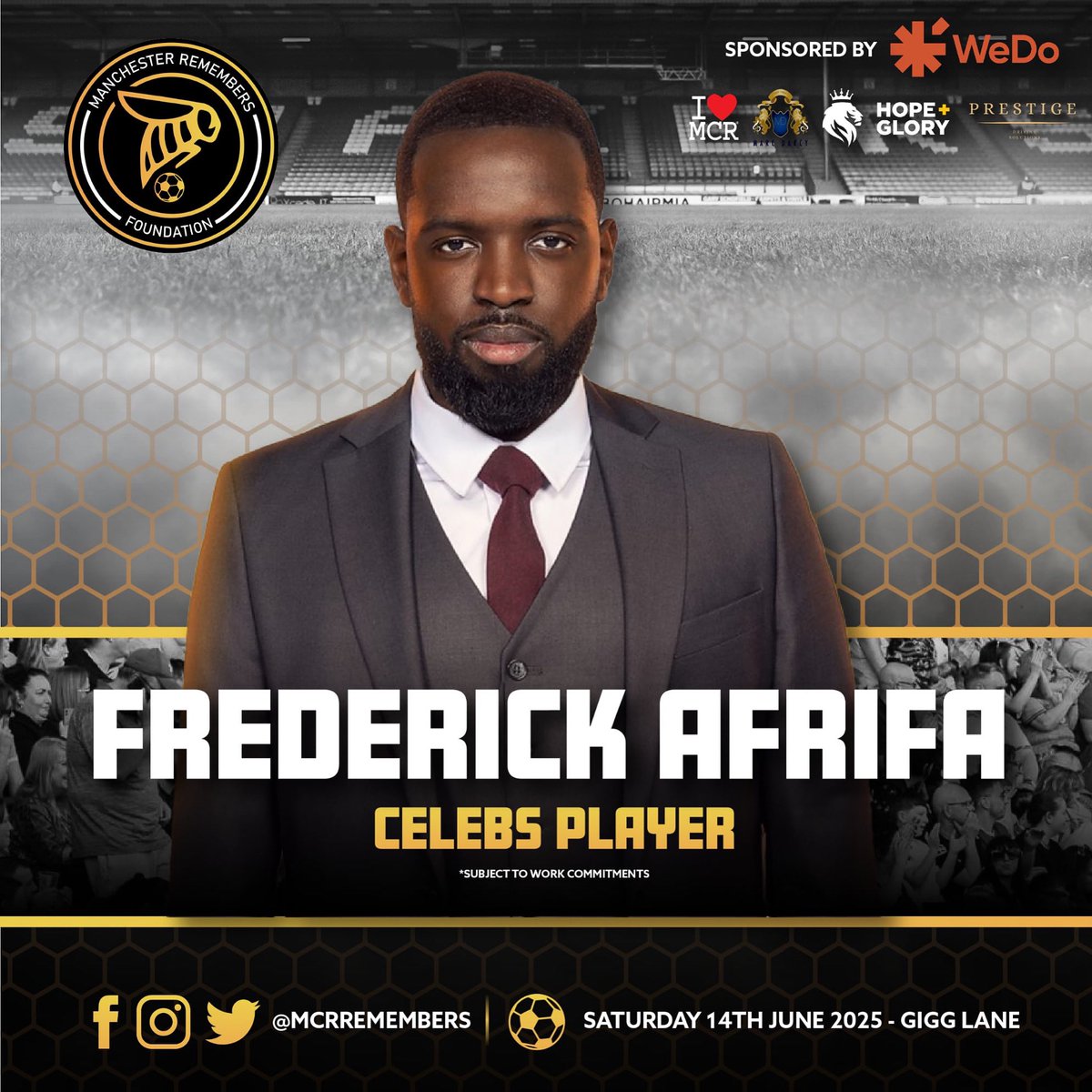 The McrRemembers Foundation™️⚽️🐝 (@mcrremembers) on Twitter photo 🚨 NEW SIGNING ✍🏻 🚨
Here we go!
One for the <a href="/bbcapprentice/">The Apprentice</a> fans!
A big warm welcome to <a href="/fafrifa17/">Frederick Afrifa</a> from the latest season of the Apprentice. Although he didn’t make Lord Sugars Business partner he’s a winner to us!
Grab your tickets now 🔗
buryfc.ticketco.events/uk/en/e/manche… 🚨 NEW SIGNING ✍🏻 🚨
Here we go!
One for the <a href="/bbcapprentice/">The Apprentice</a> fans!
A big warm welcome to <a href="/fafrifa17/">Frederick Afrifa</a> from the latest season of the Apprentice. Although he didn’t make Lord Sugars Business partner he’s a winner to us!
Grab your tickets now 🔗
buryfc.ticketco.events/uk/en/e/manche…