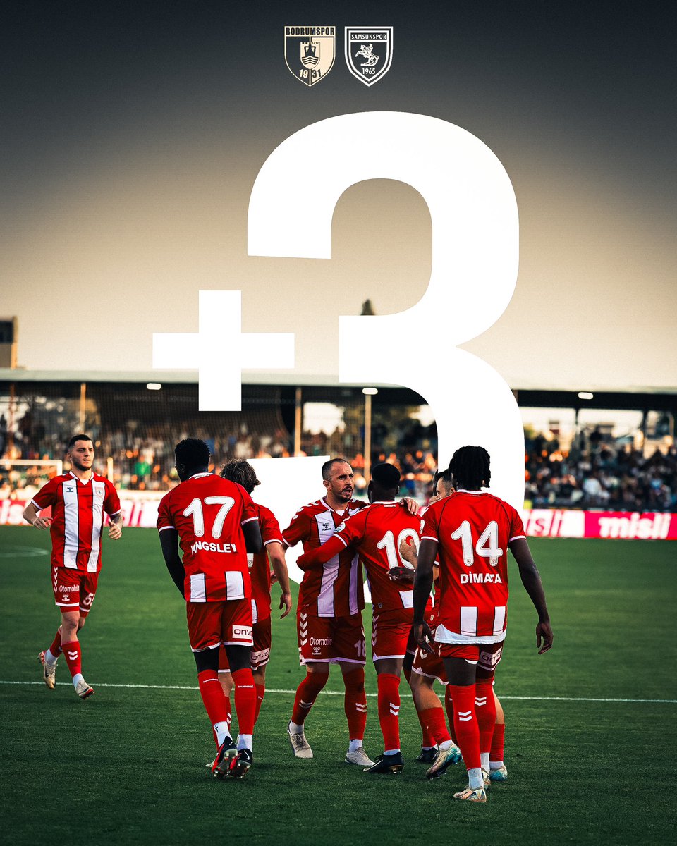 Evimize 3️⃣ puanla dönüyoruz! 💪🔴⚪️

#BDRvSAM #Samsunspor
