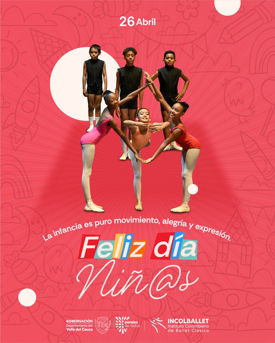 Hoy celebramos la alegría, la creatividad y los sueños que mueven a nuestros pequeños artistas ✨🍭🎶🩰

¡Feliz Día del Niño a quienes iluminan con su talento el escenario y el corazón de INCOLBALLET!

#DíaDeLaNiñez #SúmateJugando