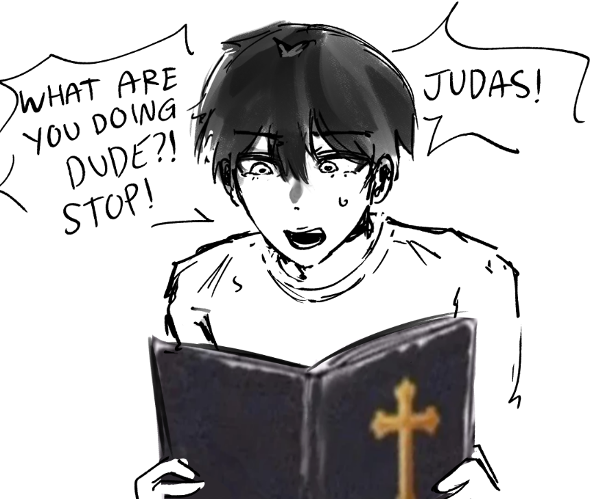 renishiro's tweet image. isagi finds out about the bible